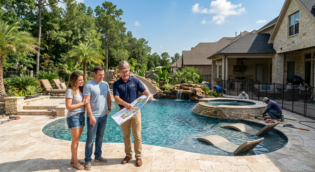 pool builder in houston tx